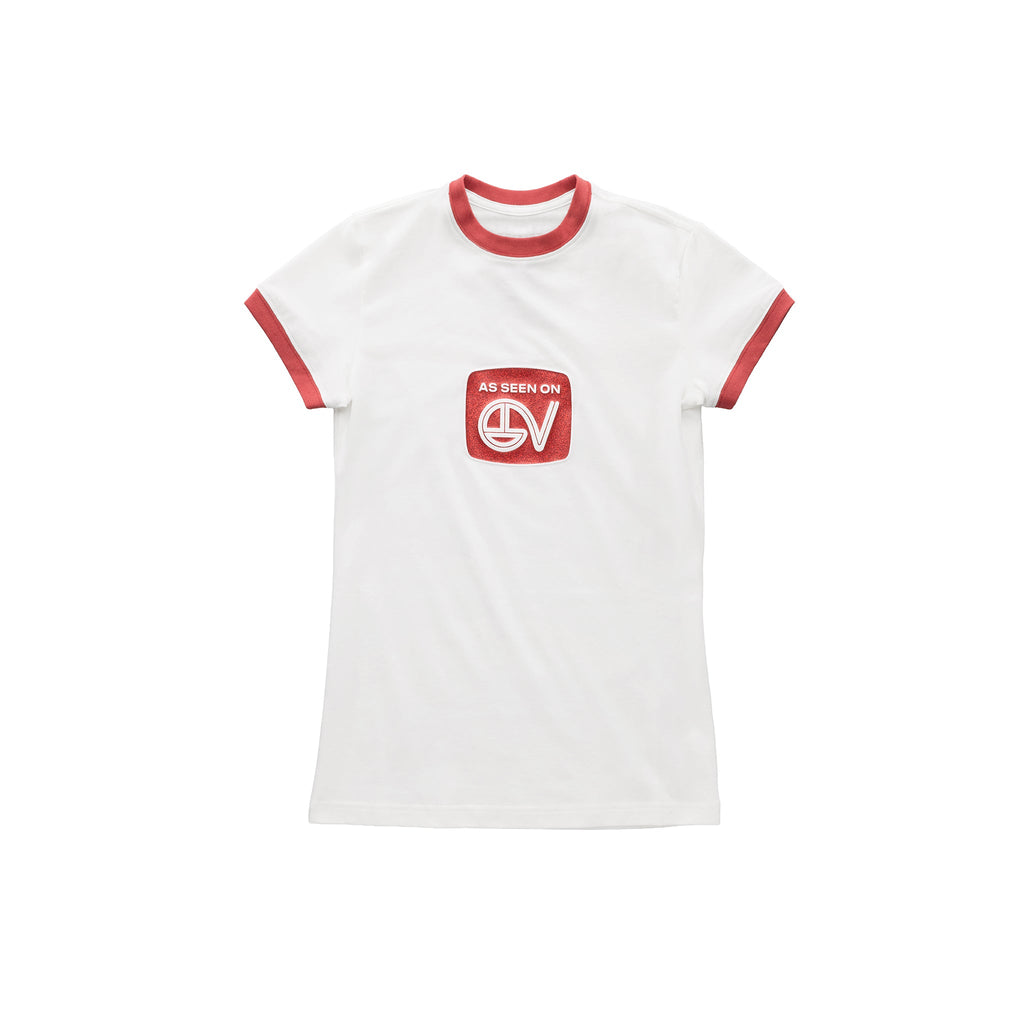 TTV Baby Ringer T - White - Tops & T-Shirts