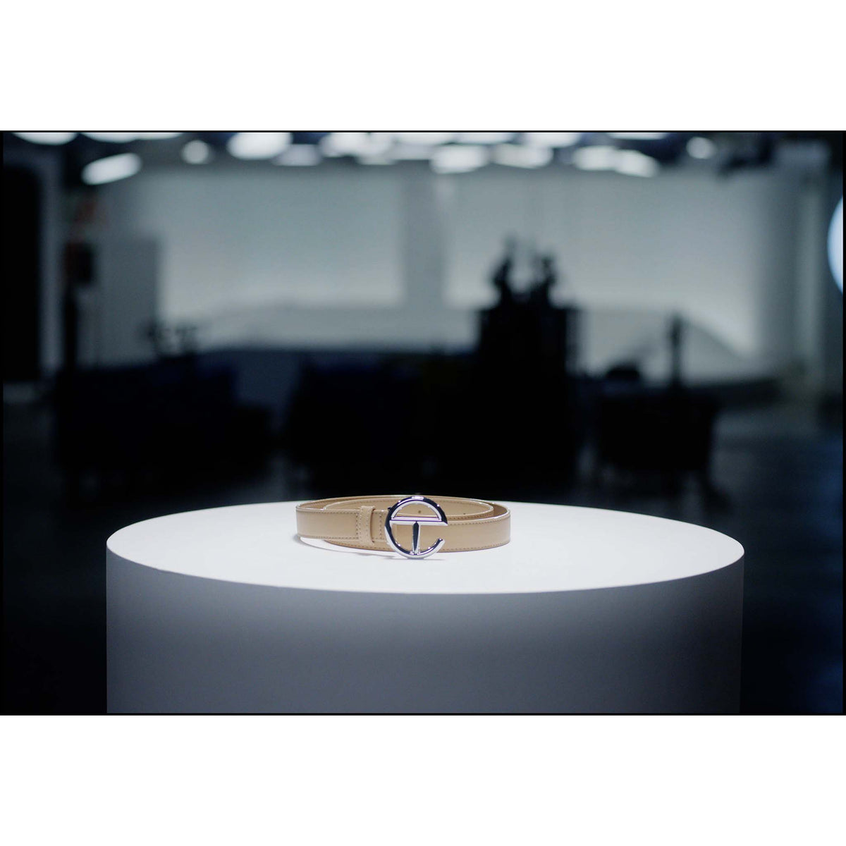 Logo Belt - Silver/Cream - Belts