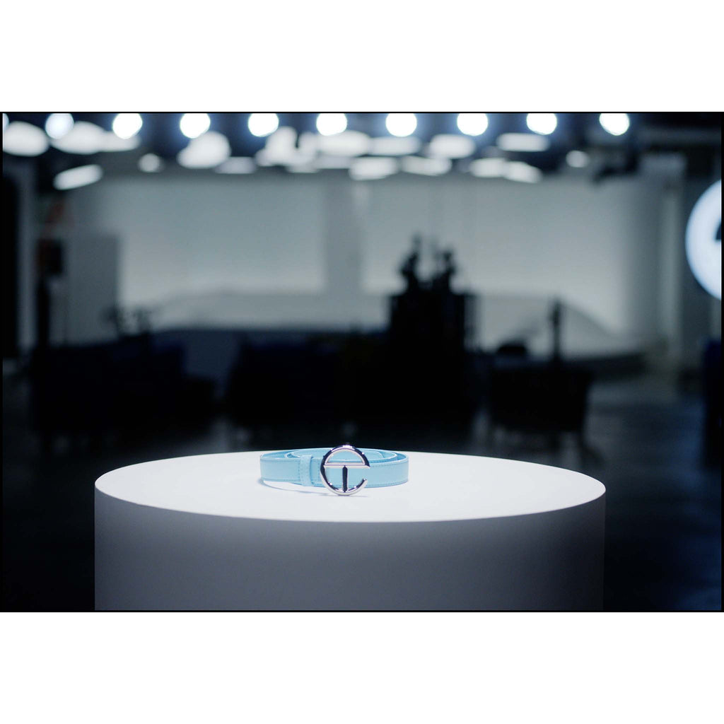 Logo Belt - Silver/Pool Blue - Belts