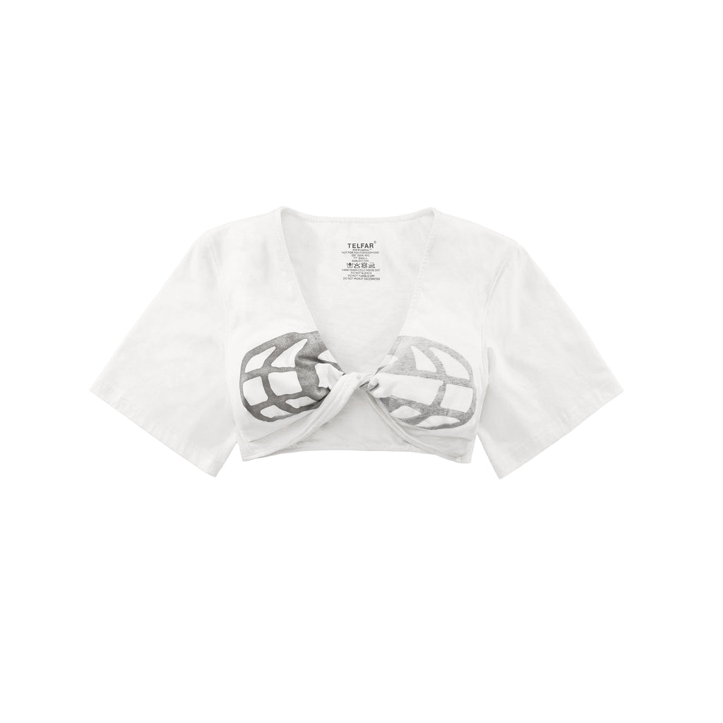 Twist T - Natural White - Tops & T-Shirts