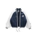 Upside Down Bomber Jacket - Navy - Jackets & Outerwear