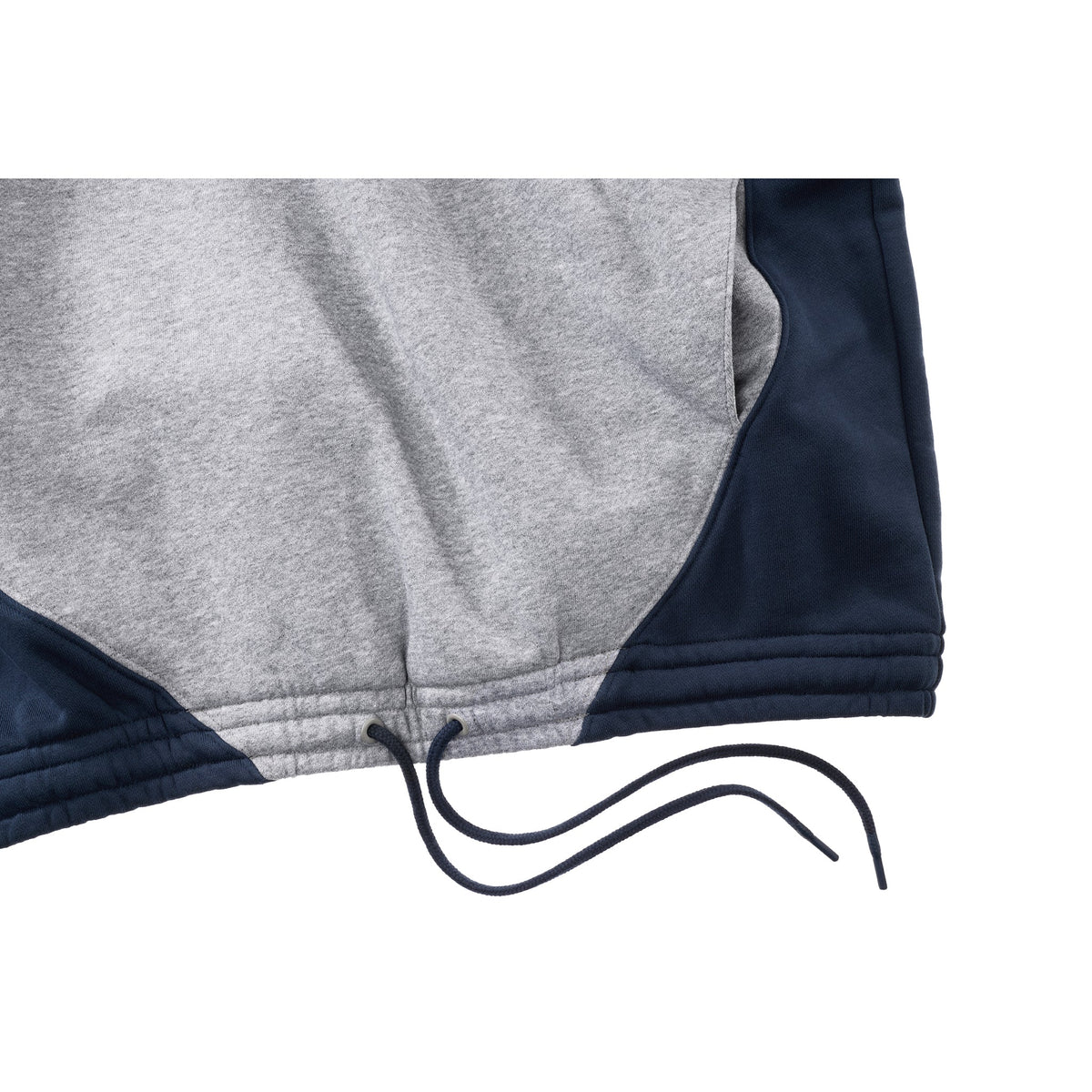 Upside Down Hoodie - Grey/Navy - Sweaters & Hoodies