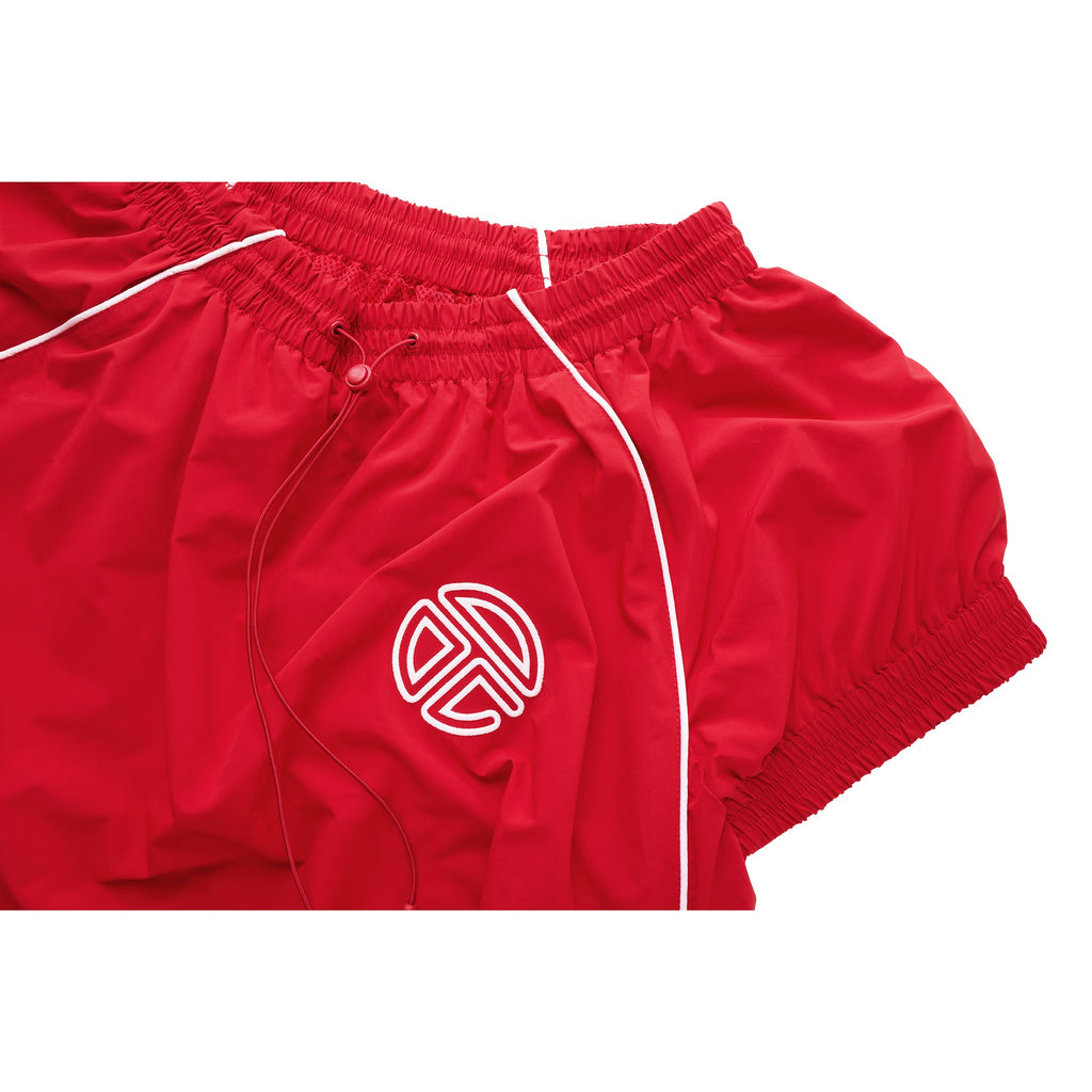 Upside Down Windbreaker Gown - Red - Tops & T-Shirts