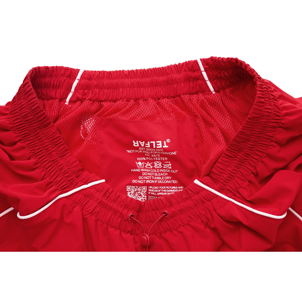 Upside Down Windbreaker Gown - Red - Tops & T-Shirts