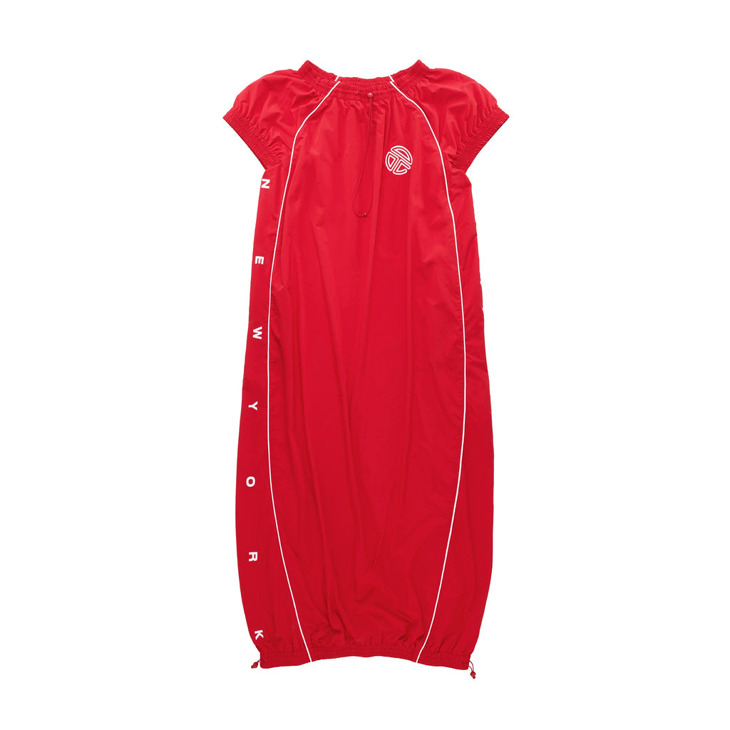 Upside Down Windbreaker Gown - Red - Tops & T-Shirts