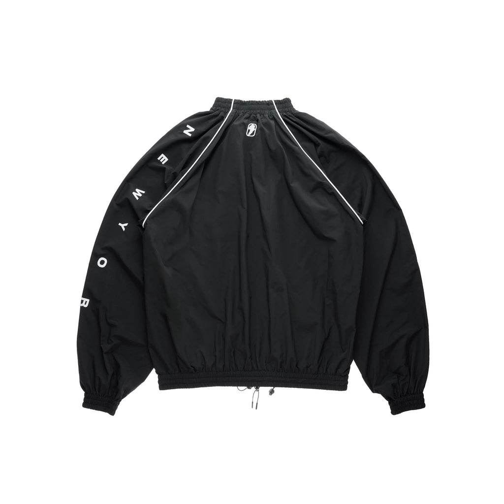 Upside Down Windbreaker Jacket - Black/Grey - Jackets & Outerwear