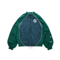 Upside Down Windbreaker Jacket - Green/Blue - Jackets & Outerwear