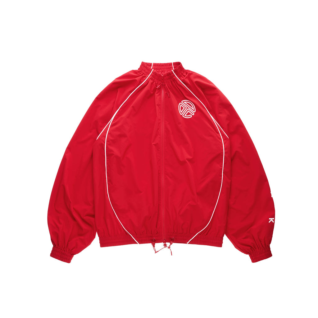 Upside Down Windbreaker Jacket - Red - Jackets & Outerwear