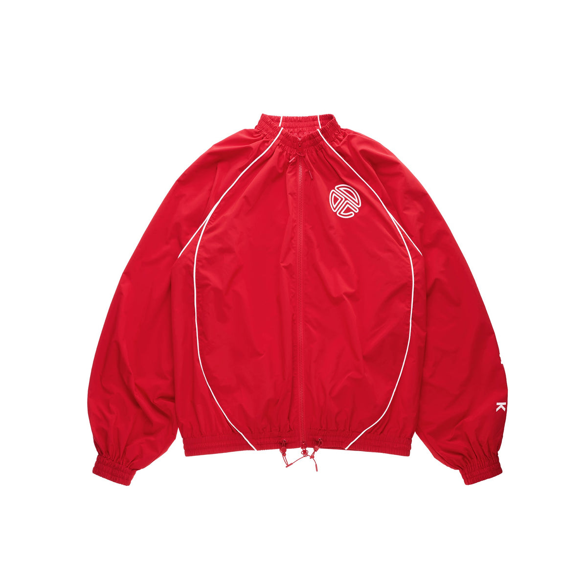 Upside Down Windbreaker Jacket - Red - Jackets & Outerwear