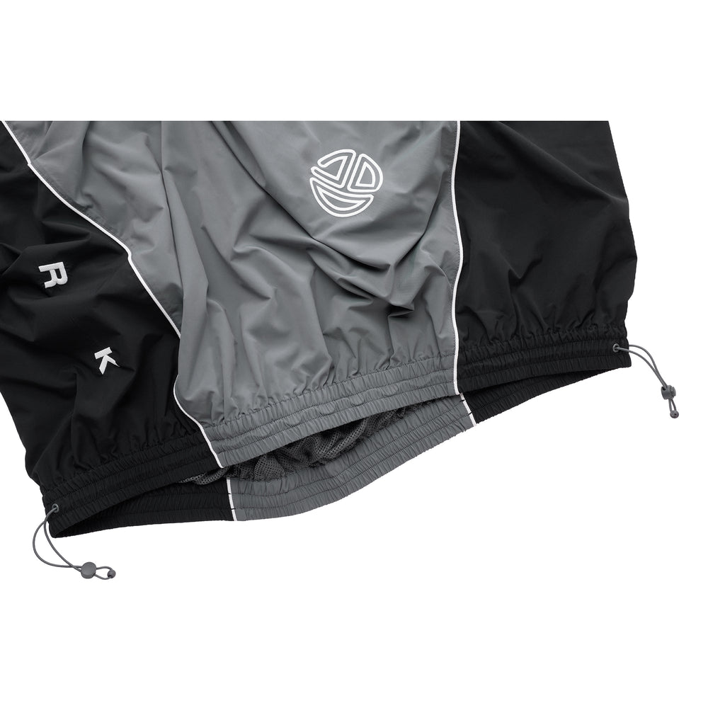 Upside Down Windbreaker Skirt - Black/Grey - Dresses & Skirts