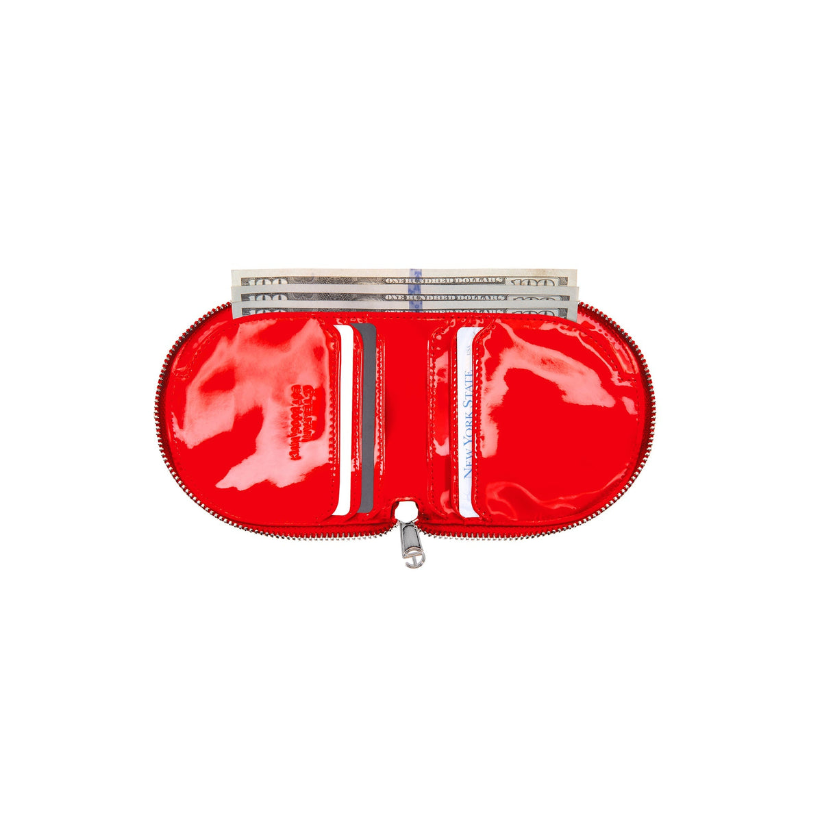 Telfar Wallet - Red Patent - Wallets & Card Holders