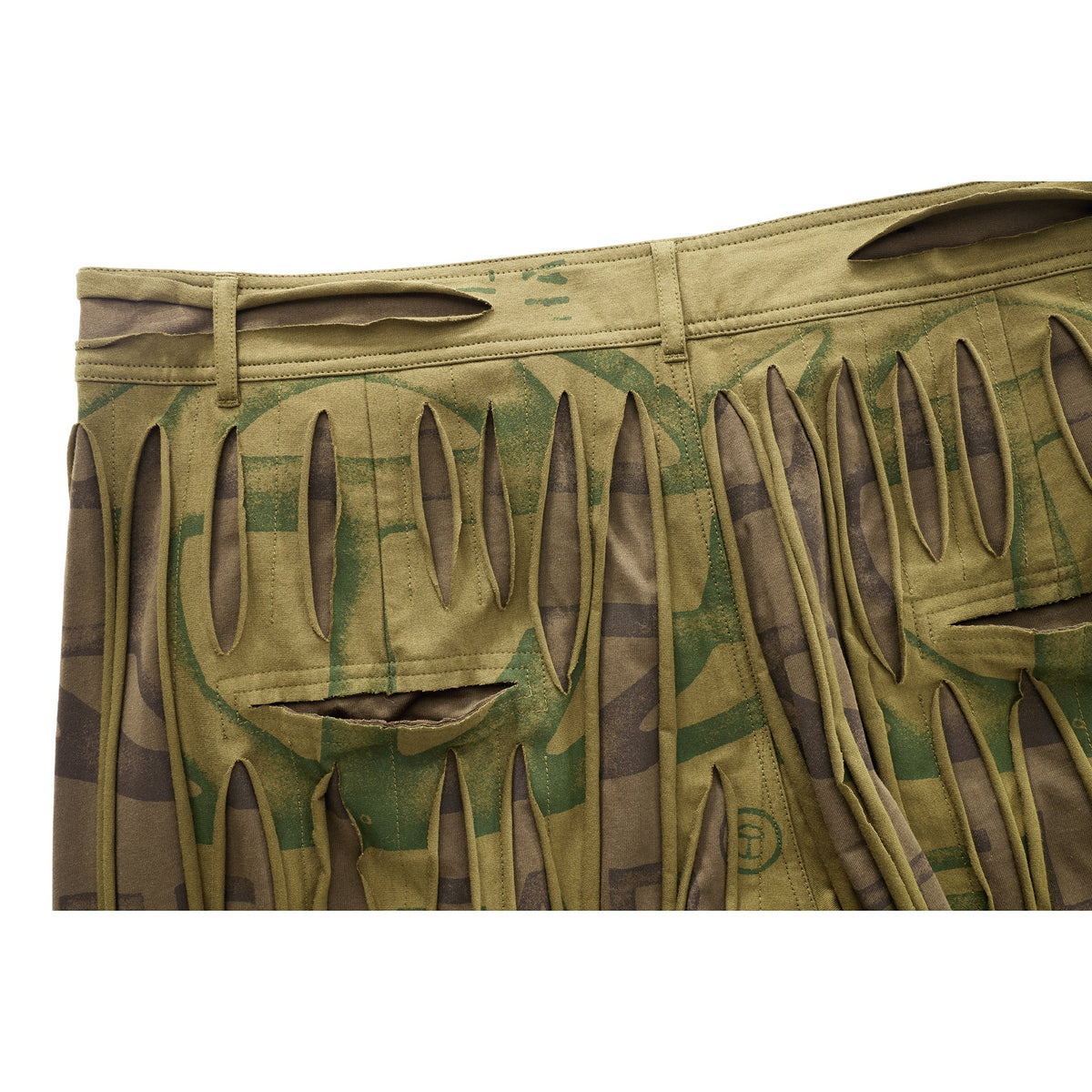 Woodgrain Balloon Pant - Drab - Pants & Shorts