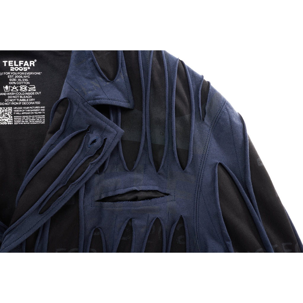 Woodgrain Zoot Suit Jacket - Black - Jackets & Outerwear