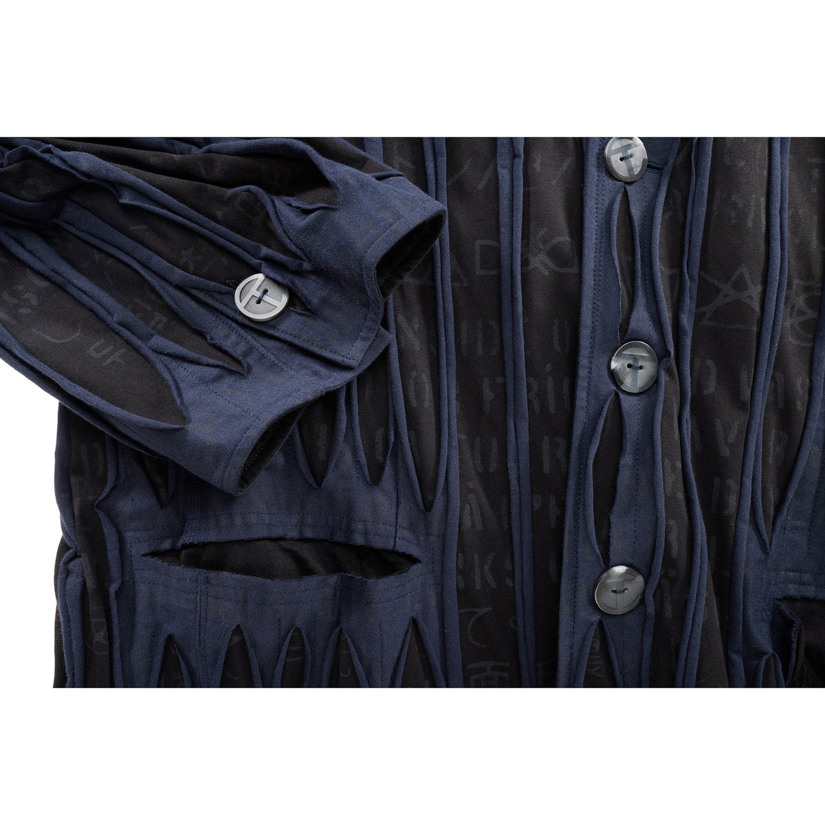 Woodgrain Zoot Suit Jacket - Black - Jackets & Outerwear