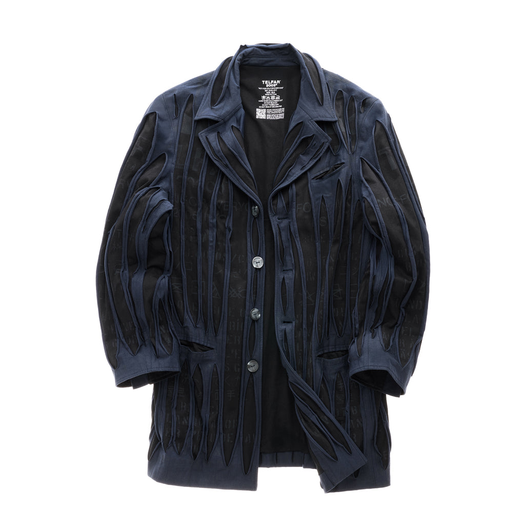 Woodgrain Zoot Suit Jacket - Black - Jackets & Outerwear