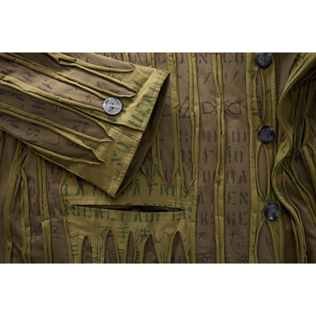 Woodgrain Zoot Suit Jacket - Drab - Jackets & Outerwear