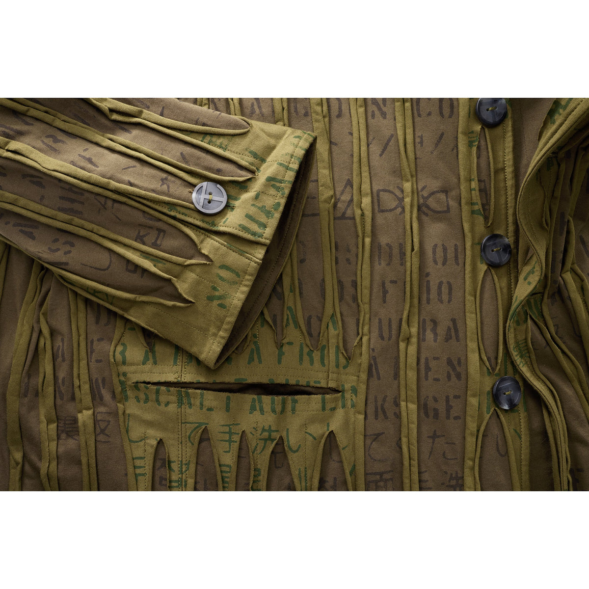 Woodgrain Zoot Suit Jacket - Drab - Jackets & Outerwear