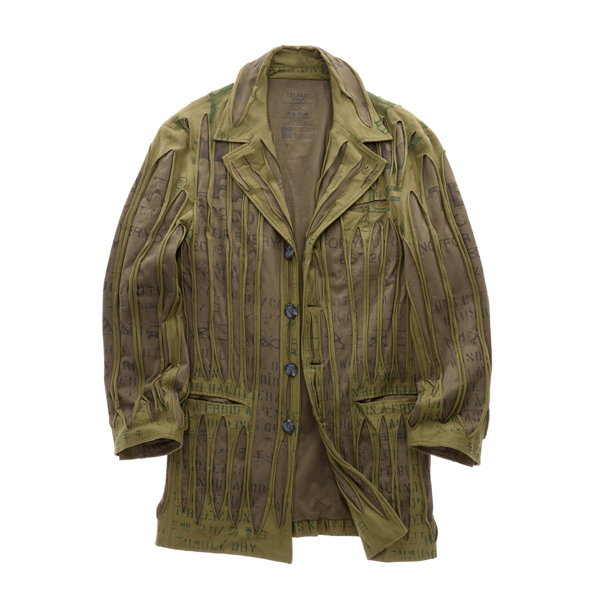 Woodgrain Zoot Suit Jacket - Drab - Jackets & Outerwear