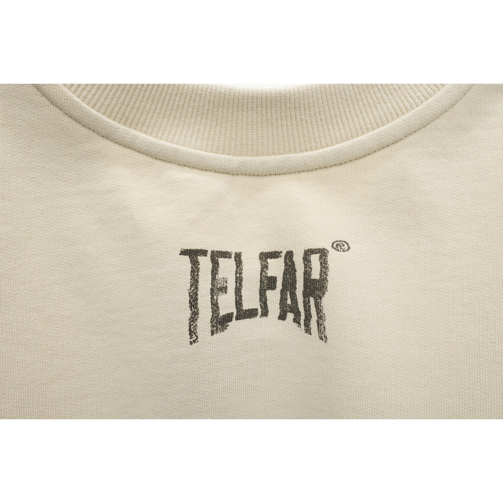 Ink Blot Test Sleeveless Crewneck - Washed White - Sweaters & Hoodies