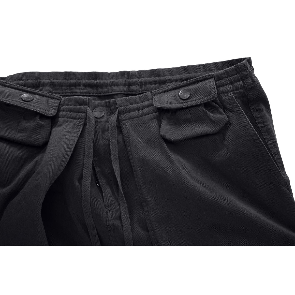 Wrap Cargo Short - Black - Pants & Shorts