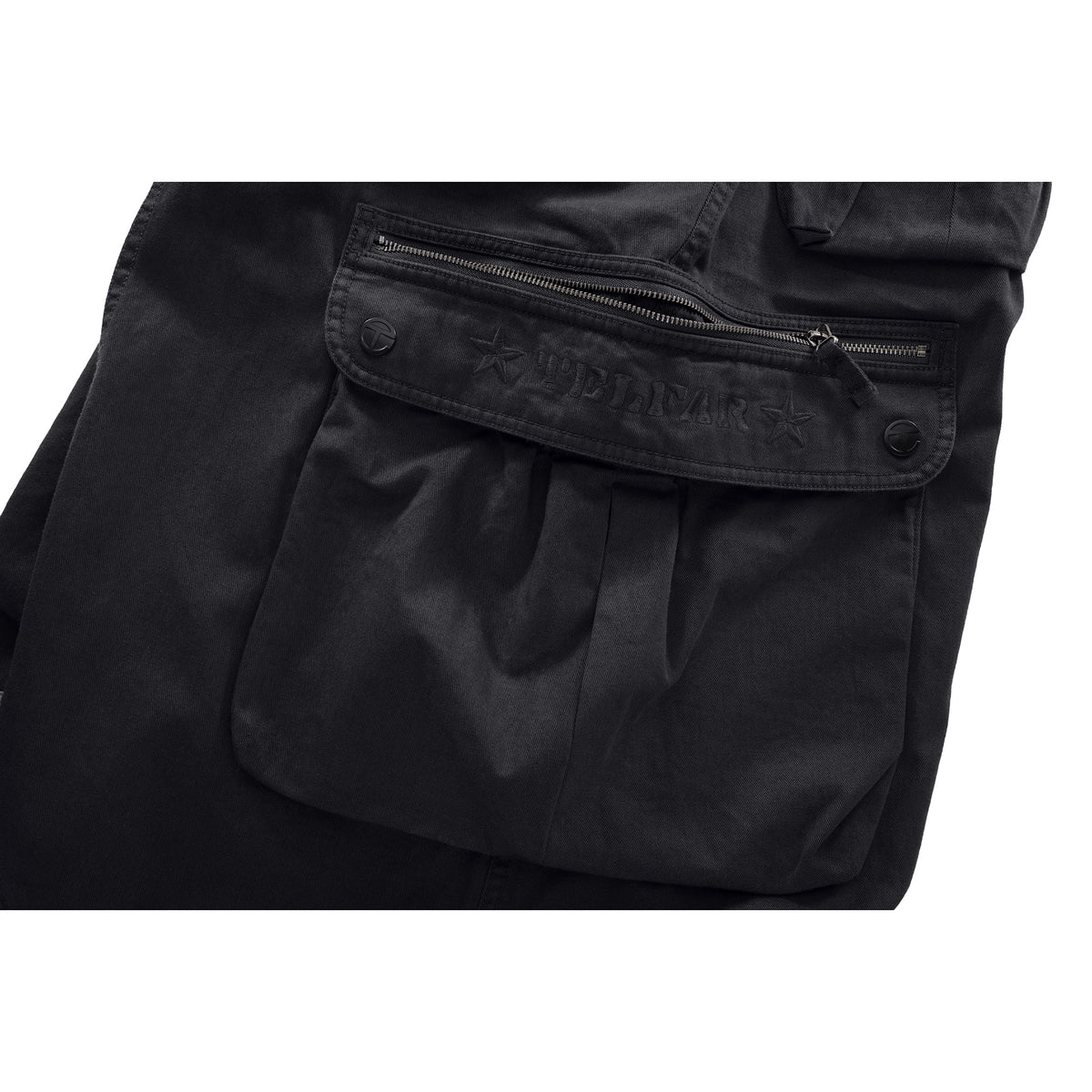 Wrap Cargo Short - Black - Pants & Shorts