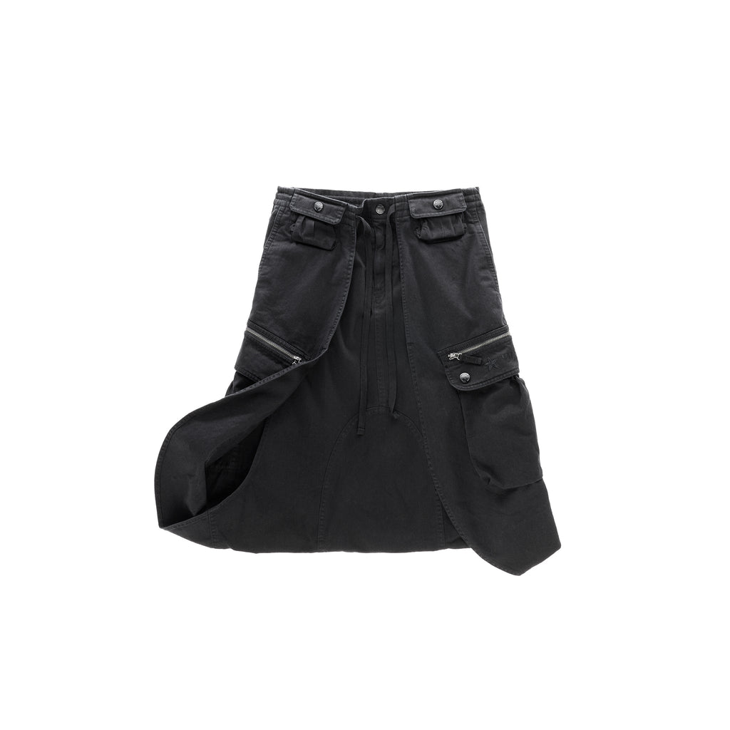 Wrap Cargo Short - Black - Pants & Shorts