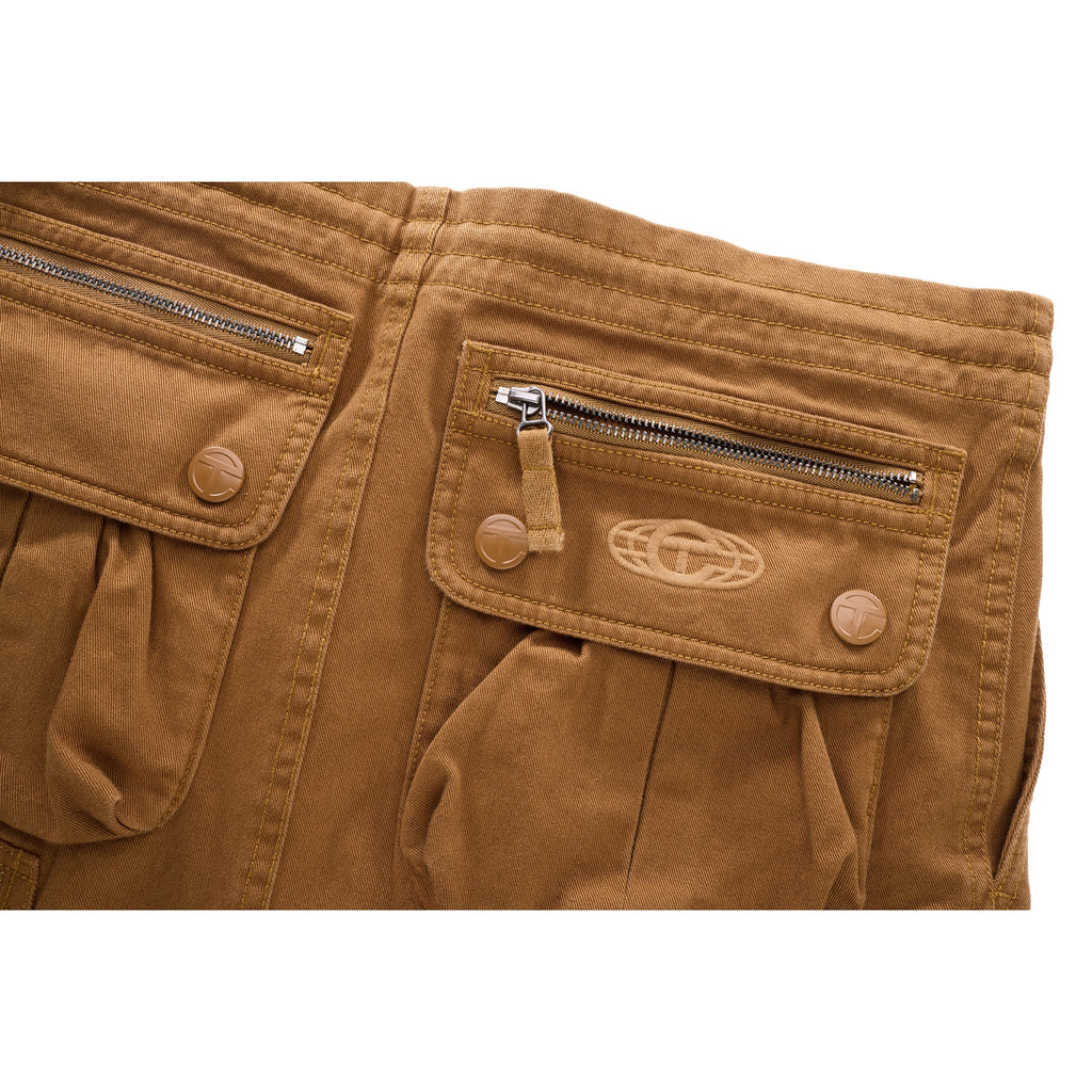 Wrap Cargo Short - Tan - Pants & Shorts
