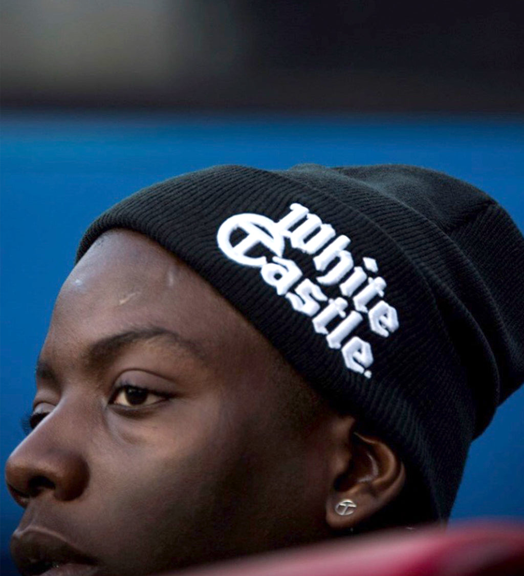 White Castle Embroidered Beanie - Hats & Beanies