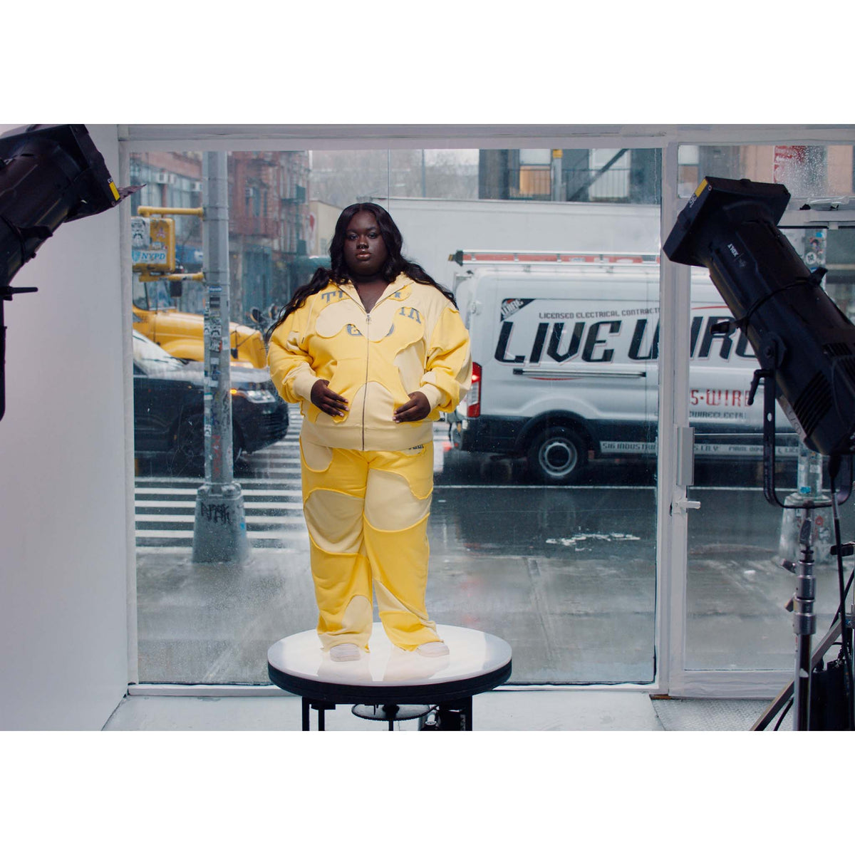 Camo Hoodie - Yellow - Sweaters & Hoodies