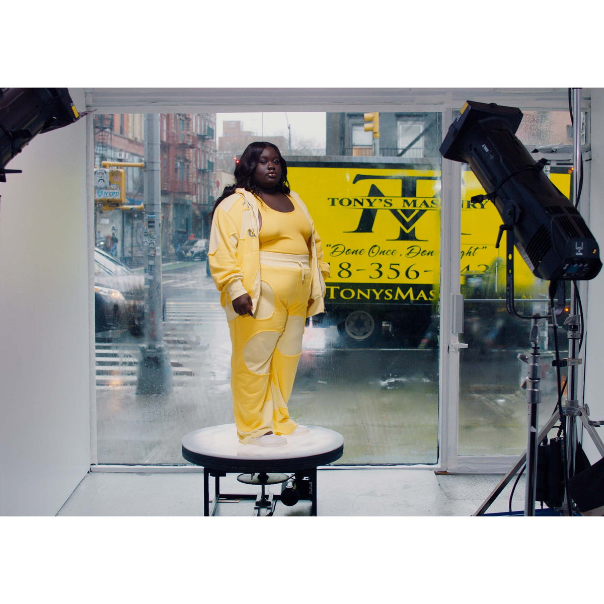 Camo Hoodie - Yellow - Sweaters & Hoodies