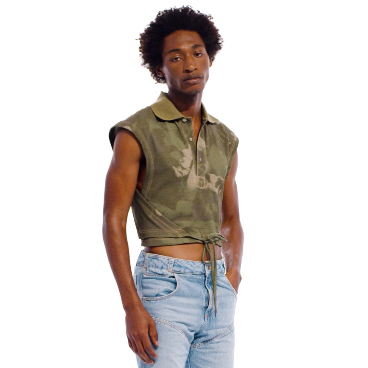 Camo Wrap Polo - Jungle - Tops & T-Shirts